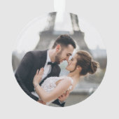 海軍と金ゴールドパーソナライズされたの飾り オーナメント (裏面)