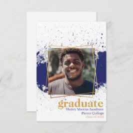 海軍と金ゴールドファンキーのSplat卒業発表 招待状