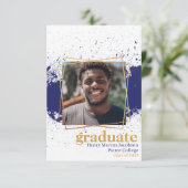 海軍と金ゴールドファンキーのSplat卒業発表 招待状 (スタンド正面)