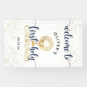 海軍と金ゴールドボーイ第1聖餐式へようこそ 横断幕 (横)