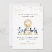 海軍と金ゴールドボーイ第1聖餐式 サンキューカード (正面)