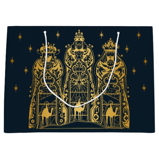 海軍と金ゴールド三賢人 ラージペーパーバッグ (正面)