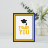 海軍と金ゴールド卒業党ありがとう ポストカード (スタンド正面)