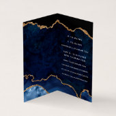 海軍と金ゴールド大切瑪瑙企業の石 名刺 (内部)