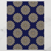 海軍と金ゴールド水玉模様 (正面)