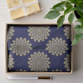 海軍と金ゴールド水玉模様 薄葉紙 (ギフト)