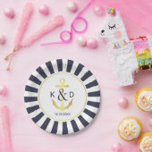 海軍と金ゴールド航海の結婚ズ ペーパープレート (パーティー)