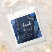 海軍と銀のアガテSweet sixteenありがとう フェイバーバッグ (クリップ留めされた状態)