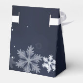 海軍と銀水色の花結婚色 フェイバーボックス (裏面サイド)