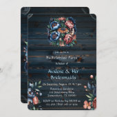 海軍と銅牡丹ウッドブリデスメイドランチョン 招待状 (正面/裏面)