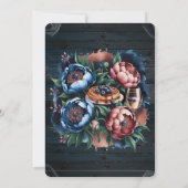 海軍と銅牡丹ウッドブリデスメイドランチョン 招待状 (裏面)