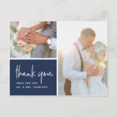 海軍における感謝 |結婚さんの写真 ポストカード (正面)