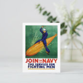 海軍に入隊する ポストカード (スタンド正面)