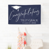 海軍に関する白人大学院おめでとうございます 横断幕 (インサイチュ)