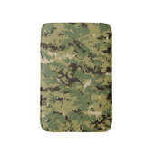 海軍のウッドランド迷彩 バスマット (正面縦)