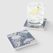 海軍のクラゲ ストーンコースター (横)