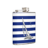 海軍のクロムヨットは縞で飾ります フラスク (右)