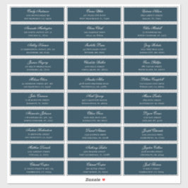 海軍のゲスト名のアドレス。出荷結婚ラベル シール