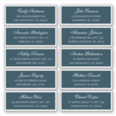 海軍のゲスト名のアドレス。出荷結婚ラベル シール (正面)