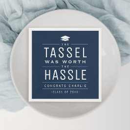 海軍のタッセルは面倒な卒業式の価値があった スタンダードカクテルナプキン