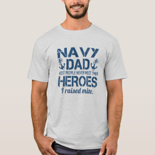 海軍のパパ Tシャツ