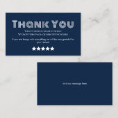 海軍のビジネス感謝していは、自家製の名刺 名刺 (正面/裏面)