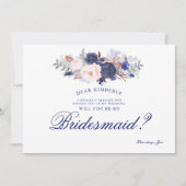 海軍のフローラは私の花嫁になる 招待状 (正面)