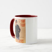 海軍のマグが欲しい マグカップ (正面左)