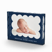 海軍のモダン火傷の出産の発表 フォトブロック (右)