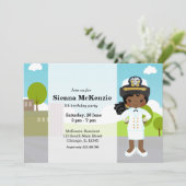 海軍の制服の士官 招待状 (スタンド正面)