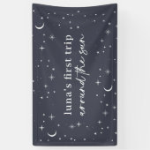 海軍の天空の最初ののまわりに旅は太陽 横断幕 (縦)