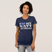 海軍の夫が好き Tシャツ (正面フル)