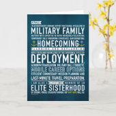 海軍の妻がする – グリーティングカード (黄色い花)