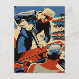 海軍の建造 ポストカード