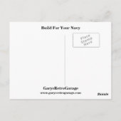 海軍の建造 ポストカード (裏面)