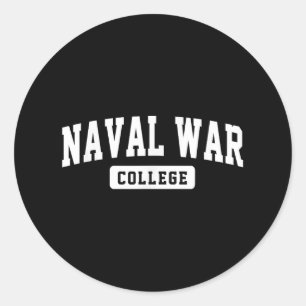 海軍の戦争大学のアーチヴィンテージクリックデザインギフトM ラウンドシール