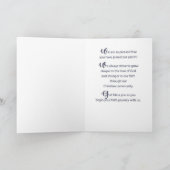 海軍の教区の花へようこそ カード (内部)