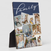 海軍の散在写真撮影コラージュ家族 フォトプラーク (側面)