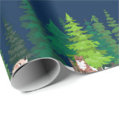 海軍の森林キツネ ラッピングペーパー (ロールコーナー)