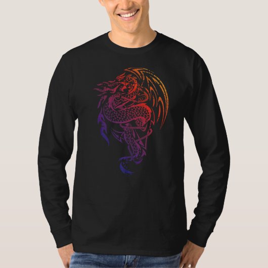 海軍の火の呼吸海のドラゴンといかり雑音 Tシャツ (正面)