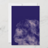 海軍の目的地の飛行機の結婚海外飛行 招待状 (裏面)