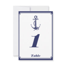 海軍の結婚式の招待状に描かれたアンカー