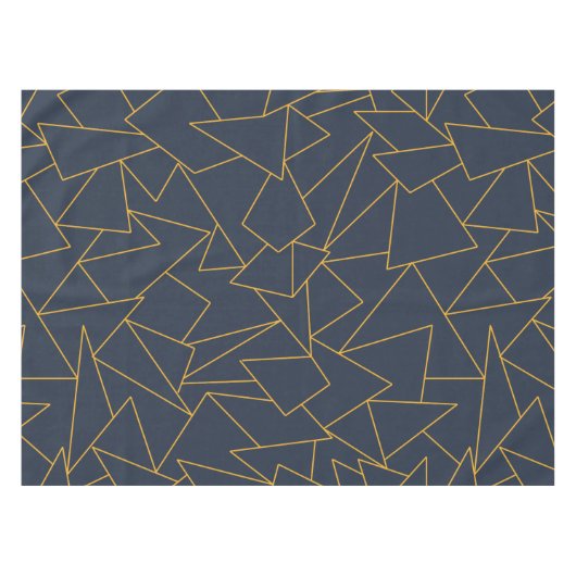 海軍の設計図と金ゴールド図 テーブルクロス (正面(横))