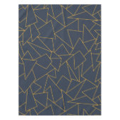 海軍の設計図と金ゴールド図 テーブルクロス (正面)