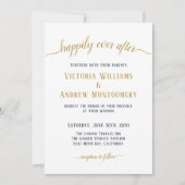 海軍の金ゴールド脚本の後で幸せ結婚に 招待状 (正面)