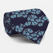 海軍の鐘の波の青い鐘 ネクタイ (ロール)
