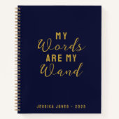 海軍の魅力表象の言葉と法律 ノートブック (正面)