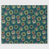 海軍のCoonhoundのリース ラッピングペーパー (フラット)