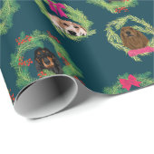 海軍のCoonhoundのリース ラッピングペーパー (ロールコーナー)