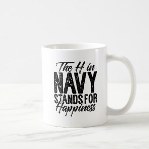 海軍のHは幸福の略 コーヒーマグカップ
